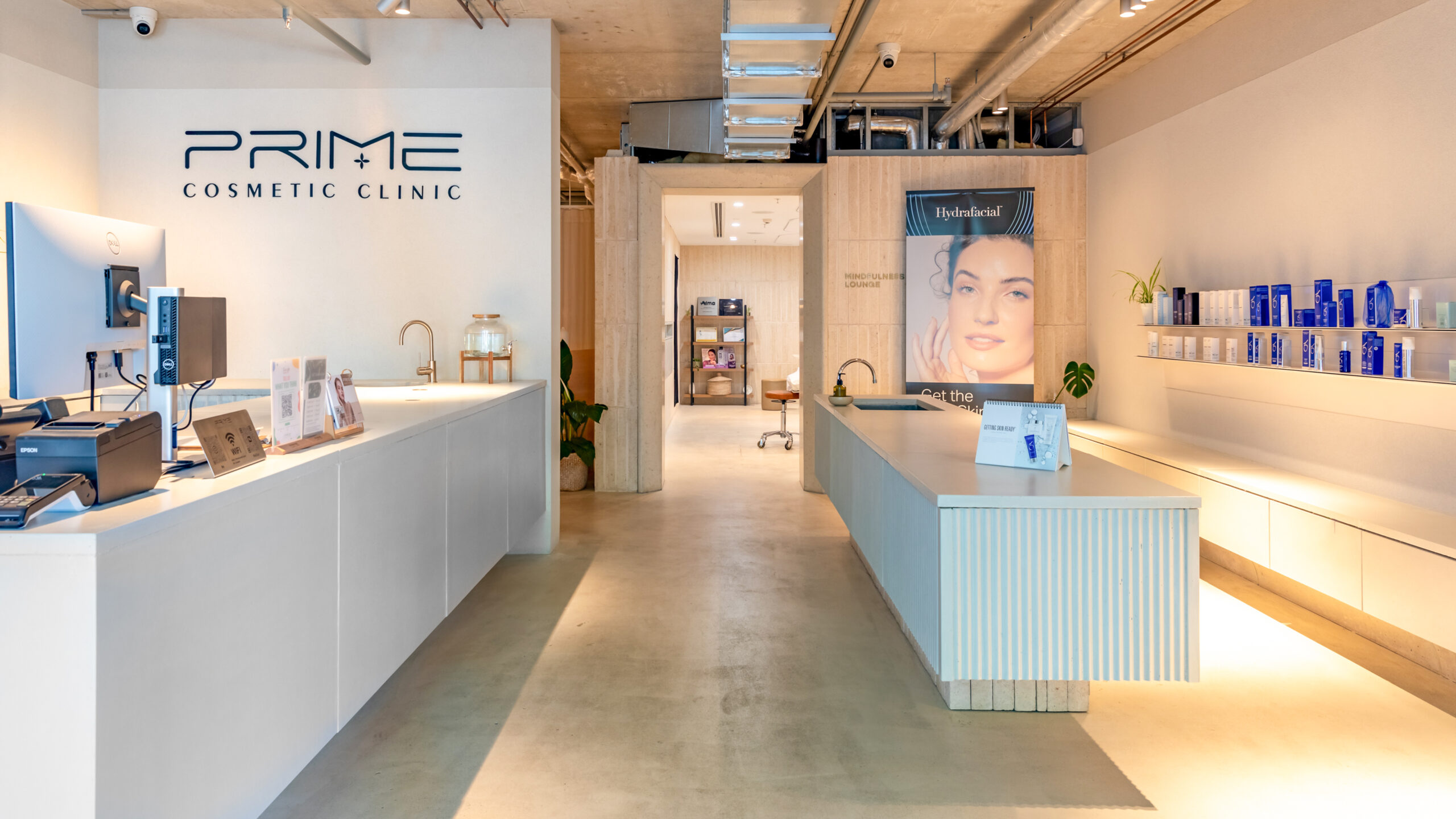 Prime Cosmetic Clinic Melbourne reception